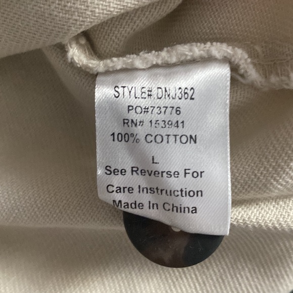 Beige Jean Jacket - Picture 4 of 7